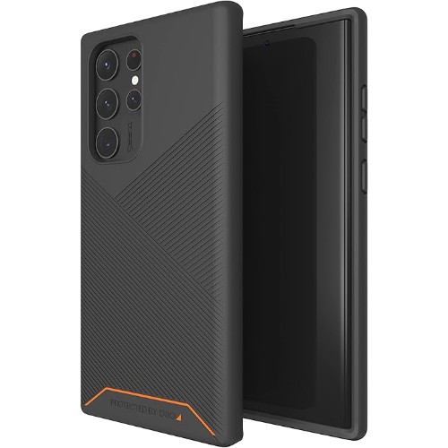 Gear4-ZAGG-Denali-Black-Case-D3O-Protection-Material-for-Samsung-Galaxy-S22-Ultra